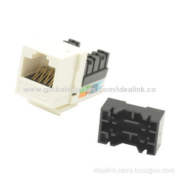 CAT5e/6 UTP Keystone Jacks, Fit for RJ45 Plugs, High-reliability, Factory Price